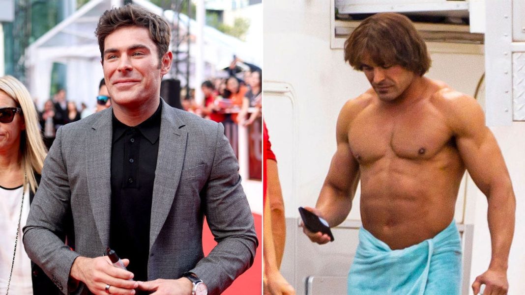 On The Set Of The Film ‘The Iron Claw,’ Zac Efron Flaunts His Muscles To Pro Wrestler Kevin Von Erich