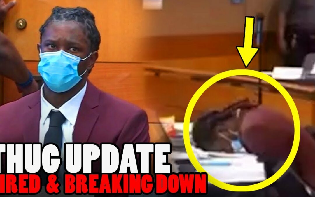 Video Of Young Thug Looking Tired In Court