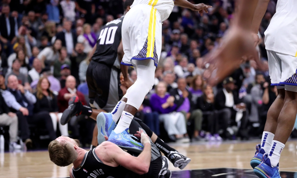 Draymond Green Ejected From Game 2 For Stomping Domantas Sabonis, Fans React