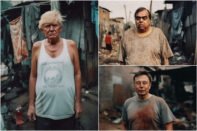 The Internet Is Awestruck By AI-Generated Images Of The World’s Wealthiest As Poor People