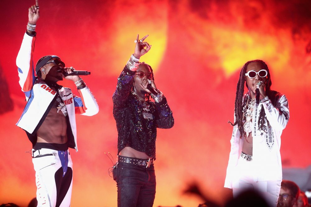 Quavo And Offset Reunite To Tribute Takeoff At The BET Awards In 2023