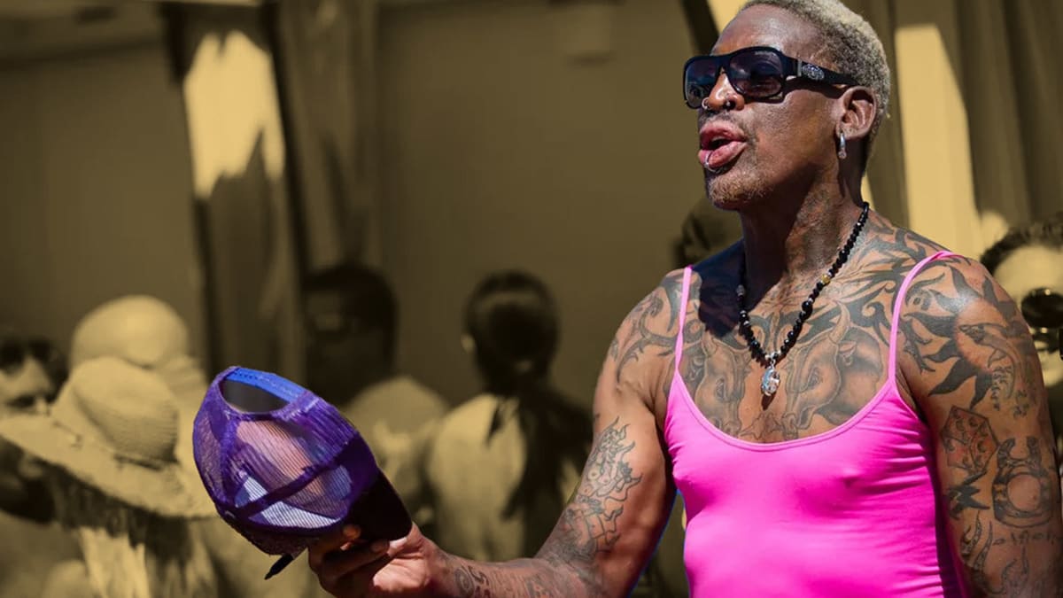 Dennis Rodman Wears Skirt To Pride Event… Reacts To Criticism