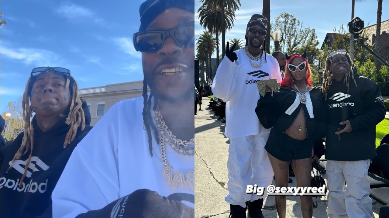 Lil Wayne And 2 Chainz Attend Balenciaga In The Front Row While Celebrities Face Criticism For Endorsing The Beleaguered Brand