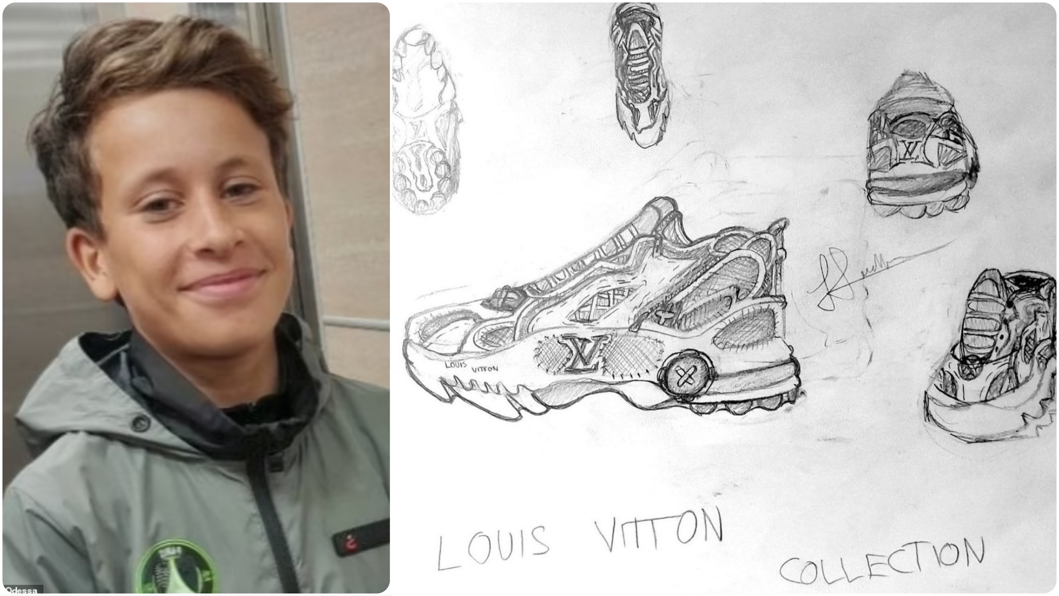 A 13-Year-Old Reportedly Gets An Internship At Louis Vuitton When His Mother Shares Sketches