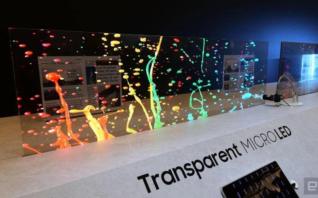 One Of The Coolest (And Most Impractical) Things At CES Are TVs With Transparent Displays