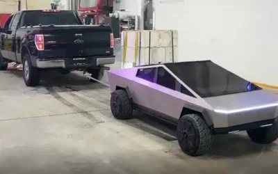 Man Successfully Creates A Makeshift Cybertruck That Can Drive Itself