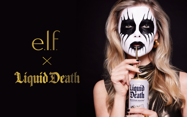 E.L.F. Cosmetics Has A Brush With Liquid Death In ‘Corpse Paint’ Collaboration