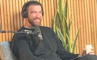 Travis Kelce Croons Taylor On Pod… ‘BAAAAD BLOOOOOD’