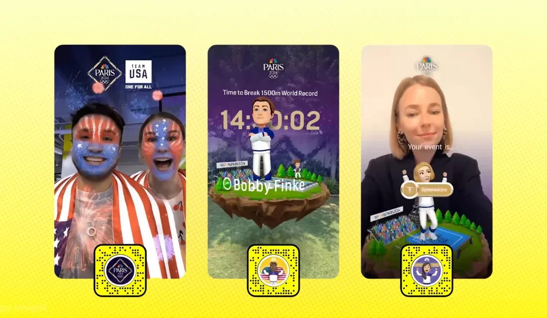 Snapchat Introduces New AR Experiences For The 2024 Olympics