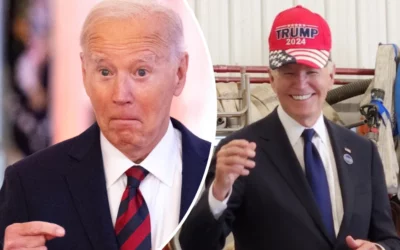 President Biden’s Funny Banter With A Trump Supporter… Before Wearing Trump Hat