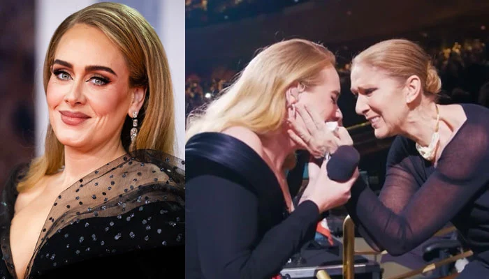 Adele Cries Up As She Embraces Céline Dion At A Concert