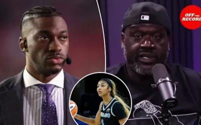 Because Of Angel Reese’s Remarks, Shaquille O’Neal Threatens to punch Robert Griffin III In The Face